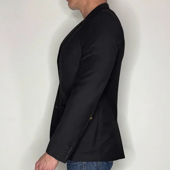 Men's Black Blazer - Picture 2 of 11